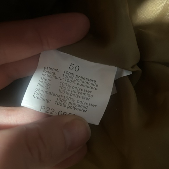 NWT gold puffer coat - Picture 4 of 4